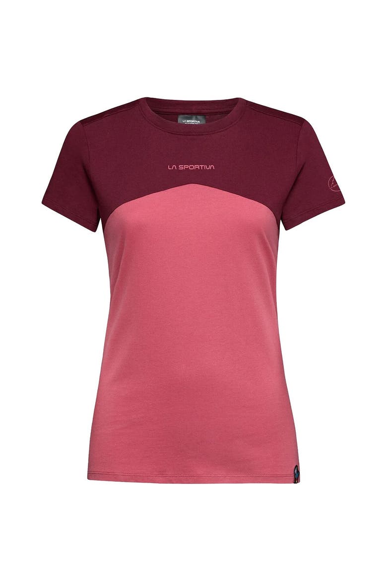 Roof T-Shirt - Women's, Main, color, Rosebay/Redwood