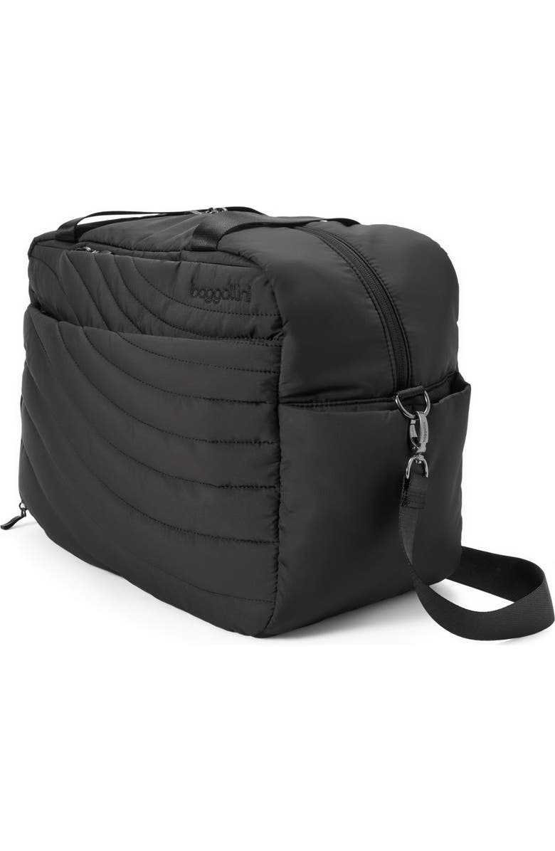 baggallini Set Wave Weekender, Alternate, color, Black Wave Puff