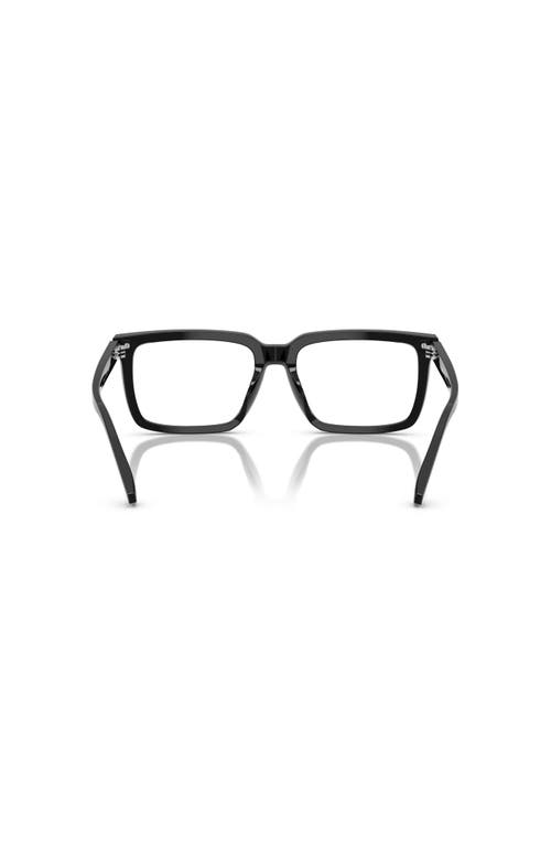 Michael Kors 55mm Square Optical Glasses In Black