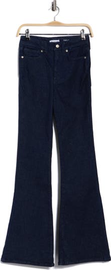 Always Fits Good Distressed Flare Jeans