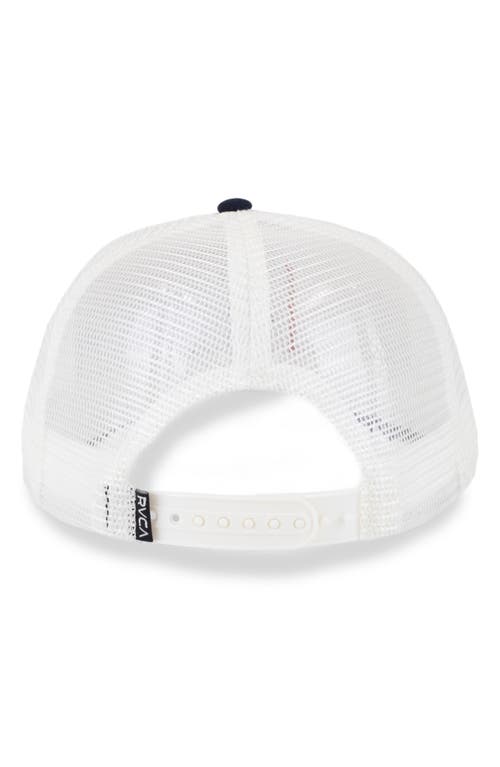 Rvca Aoki Adjustable Trucker Hat In White