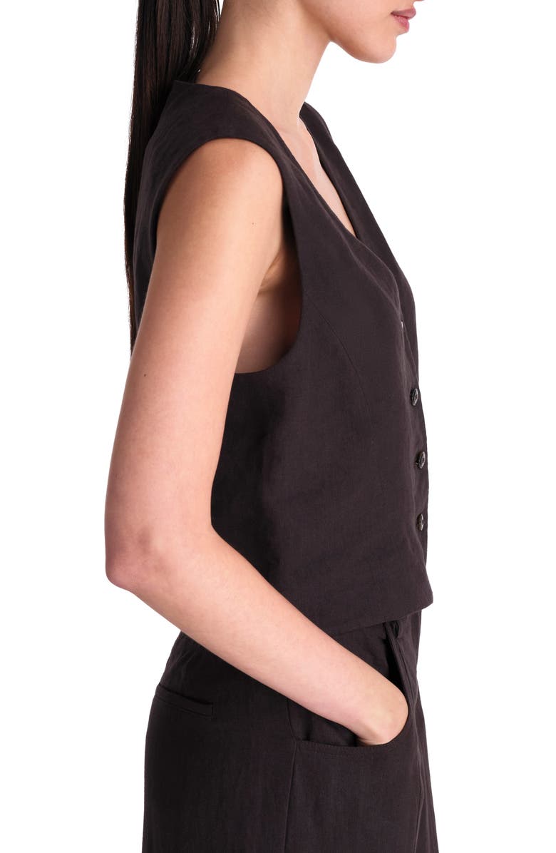 TWP Kikis Linen Vest, Alternate, color,