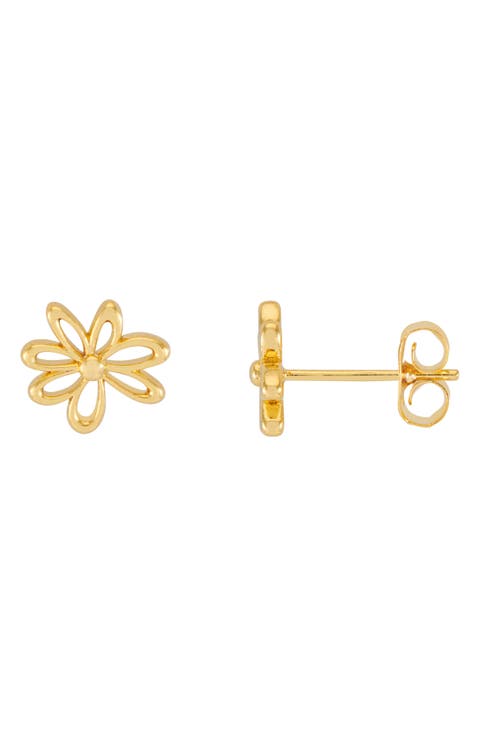 Mini Doodle Heart Stud Earrings