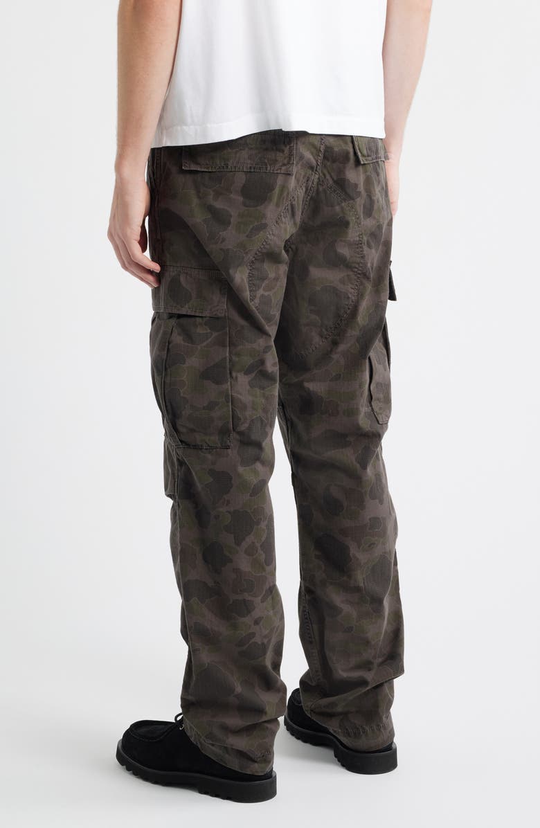 Carhartt Work In Progress Camo Cotton Duck Cargo Pants, Alternate, color, Camo Duck / Porph