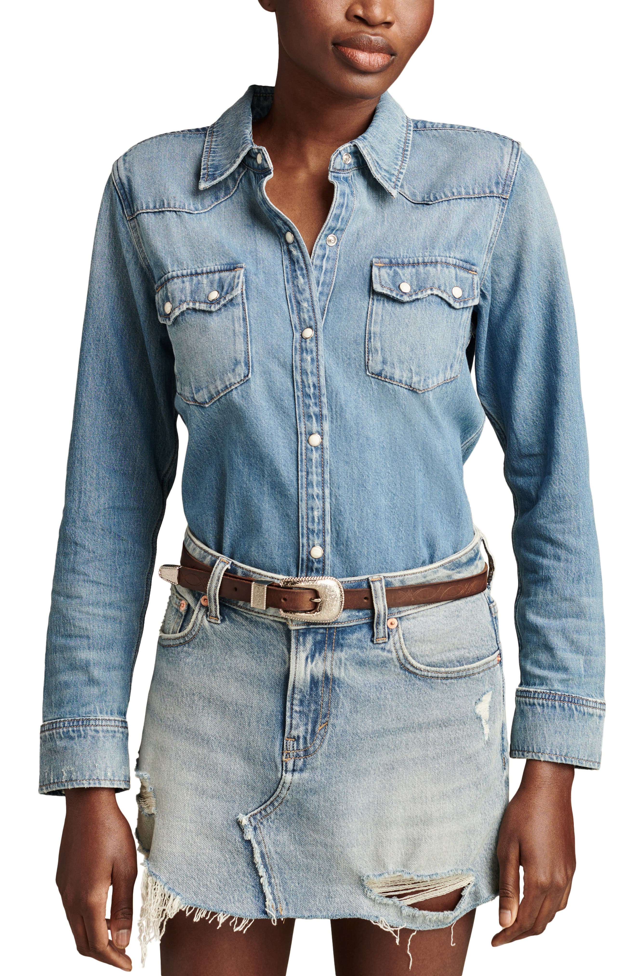 lucky brand denim shirts