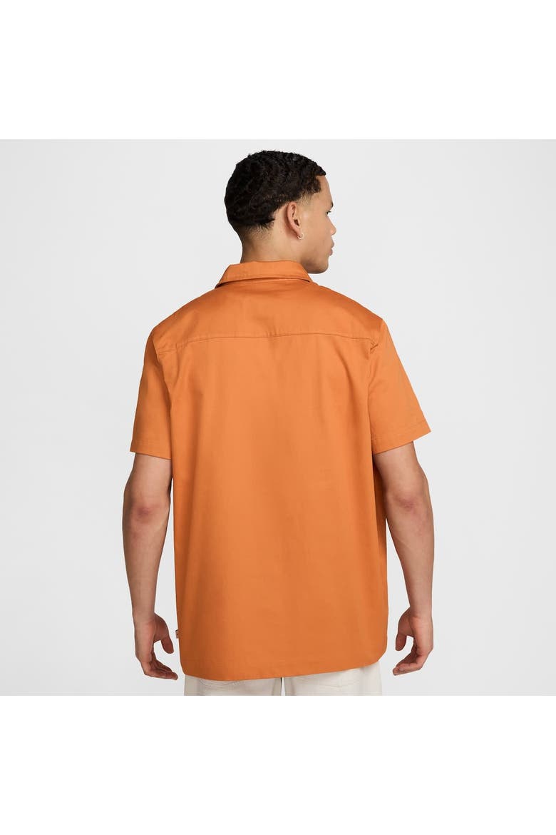 Men's Nike Burnt Orange Club America CA x CA Woven Button-Down Shirt, Alternate, color, Burnt Orange