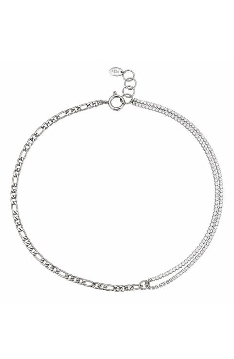Cubic Zirconia Chain Necklace