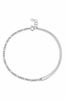 REBL Cubic Zirconia Chain Necklace