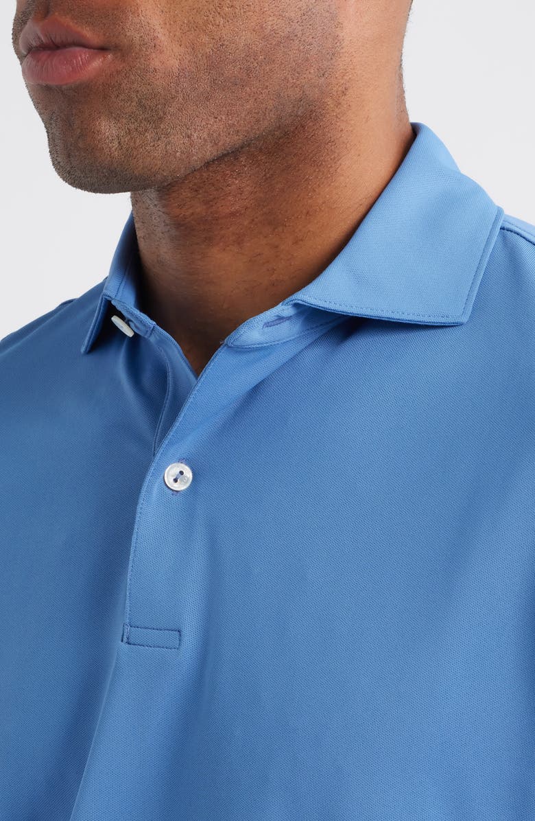 Peter Millar Crown Crafted Soul Performance Mesh Polo, Alternate, color, Lunar Blue
