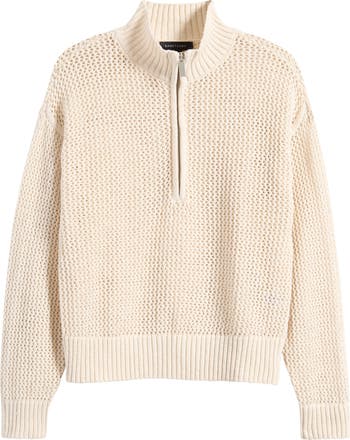 (取寄) サンクチュアリ レディース オープン ニット 1/2 ジップ Sanctuary women Open Knit 1/2 Zip Eco Natural Open Knit Half-Zip Sweater Kalamata – Sanctuary Clothing
