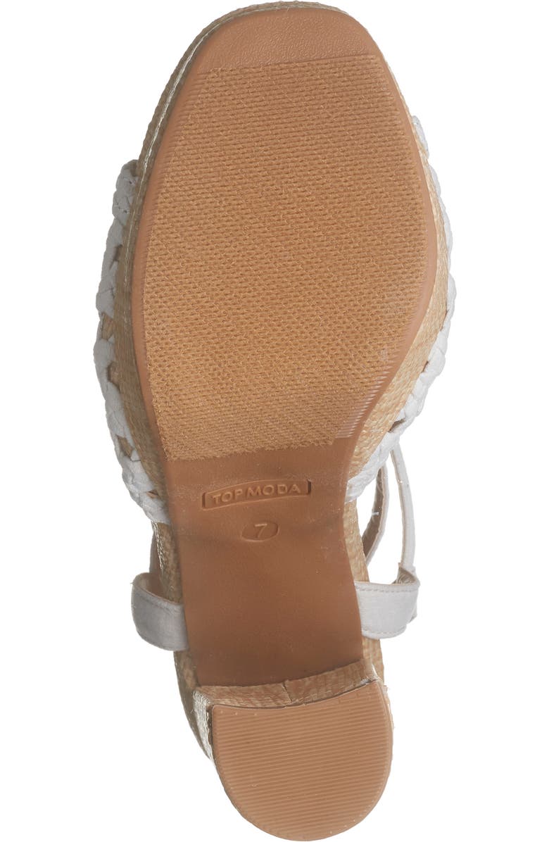 TOP GUY SHOES Eleanor Platform Sandal, Alternate, color,