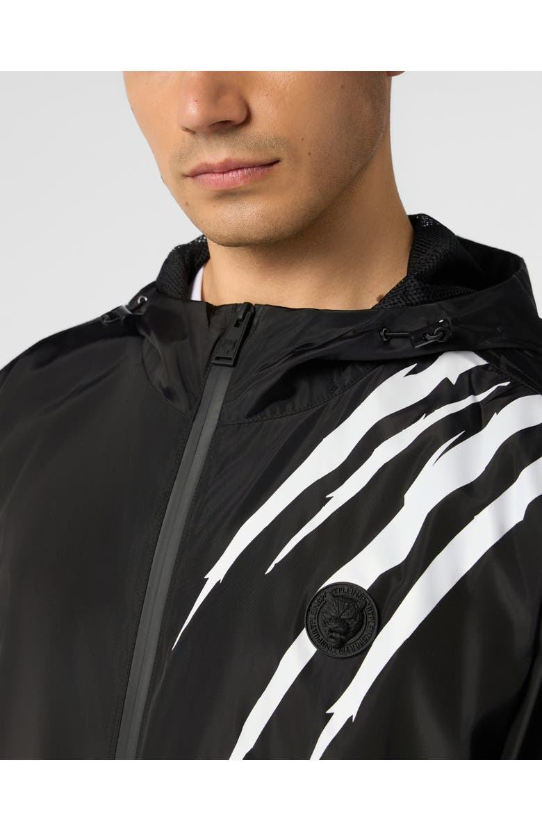 PLEIN SPORT Nylon Jacket Scratch Men, Alternate, color, Black