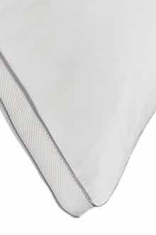 ELLA JAYNE HOME Memory Fiber Pillow Cotton Luxurious Mesh Gusseted All Sleeper Queen Pillow - 18.5"x28.5"