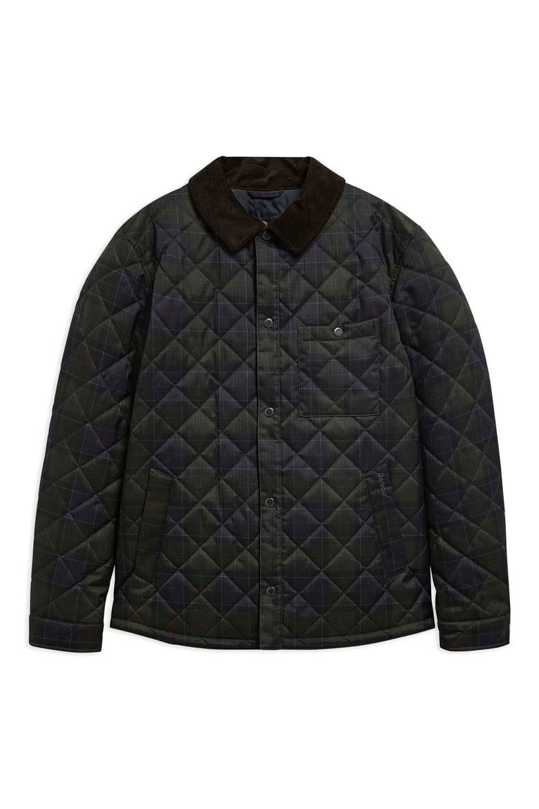 Tartan Quilted Shirt Jacket, Alternate, color, SHADOW CLASSIC