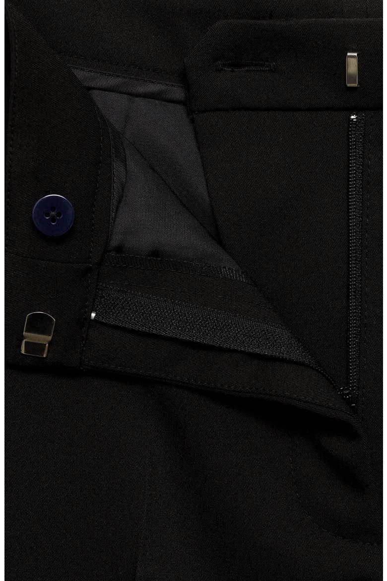 Straight Leg Suit Pants, Alternate, color, BLACK