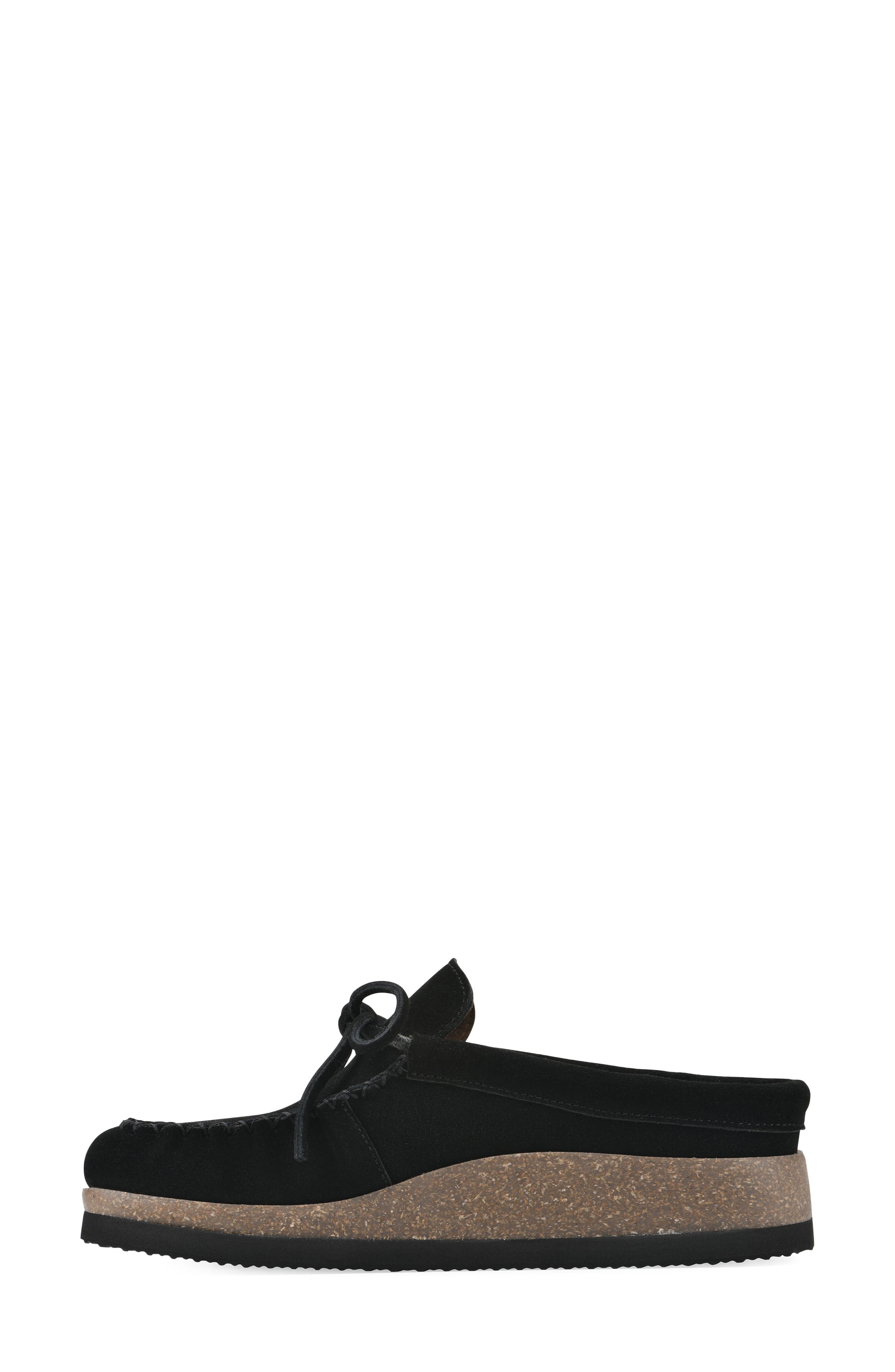Bayhead Clog, Alternate, color, BLACK/ SUEDE