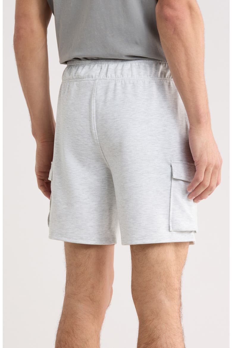 James 7-Inch Scuba Knit Cargo Shorts, Alternate, color, HEATHER GREY