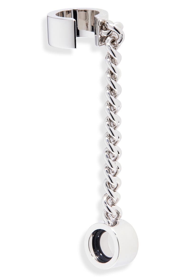 Bluetooth® Earbud Linear Drop Ear Cuffs, Alternate, color, 926 SHINY SILVER
