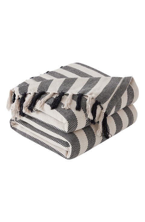 Striped Cotton Luxury Blanket