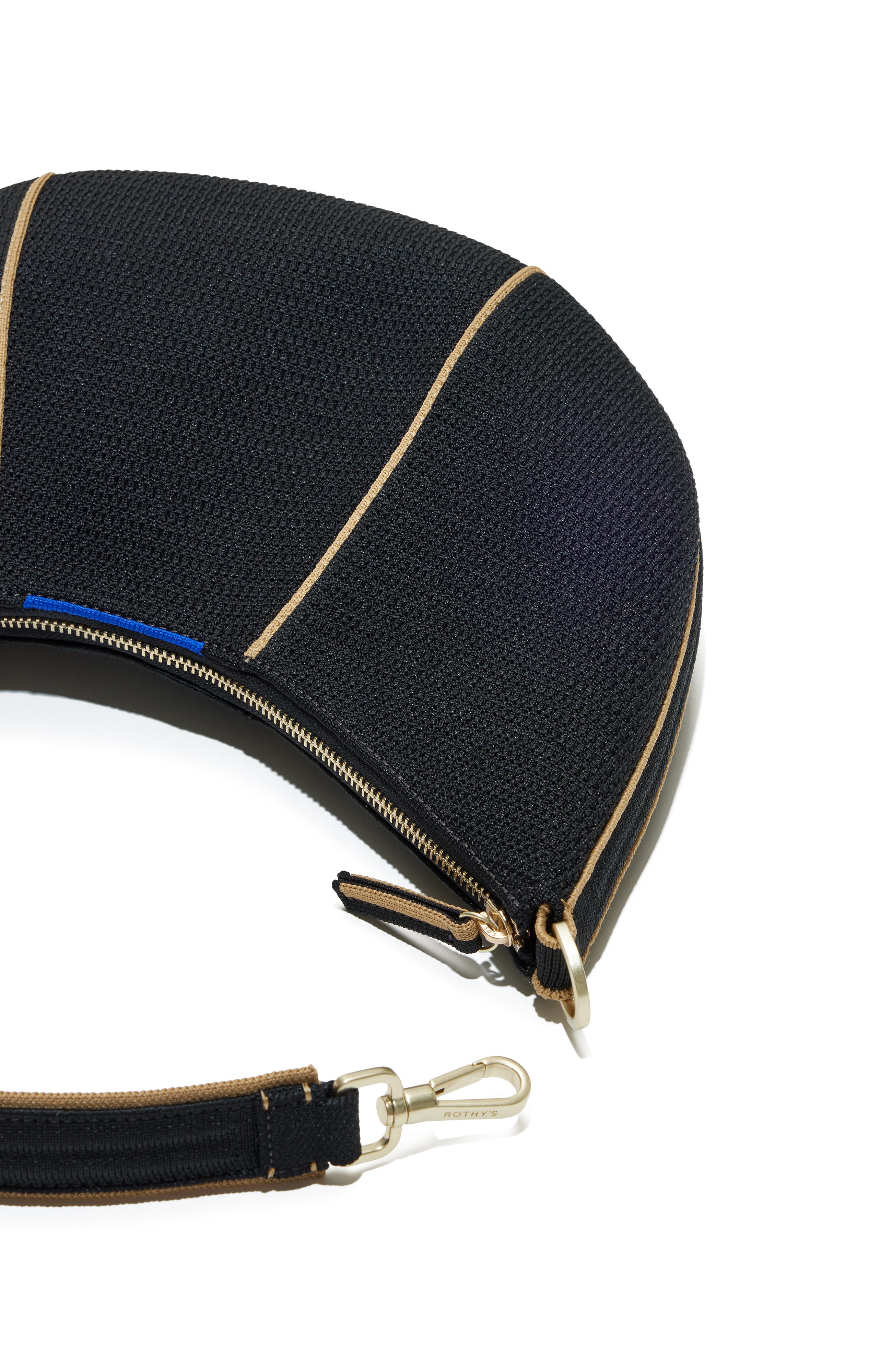 Rothy's The Crescent Bag, Alternate, color, Black