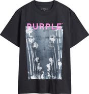 PURPLE BRAND Palms Cotton Graphic T-Shirt