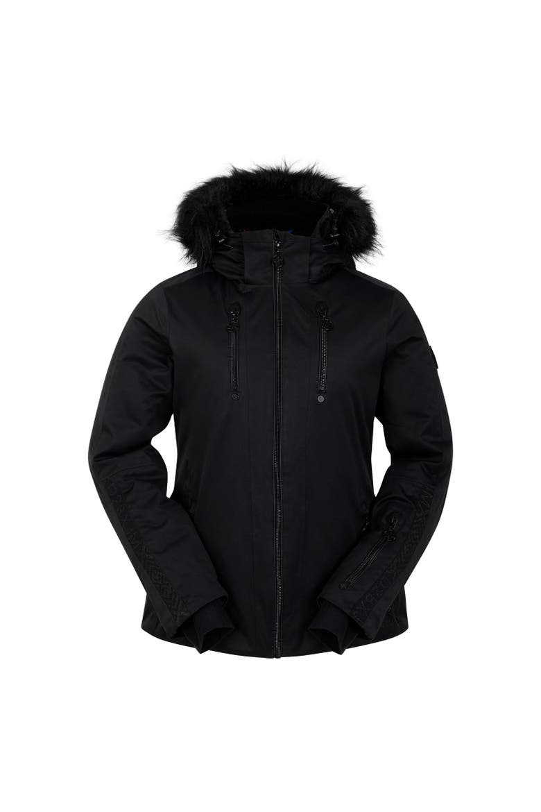 Frenzied Ski Jacket, Main, color, Black