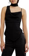 Free People True To You Sleeveless Tie Neck Top