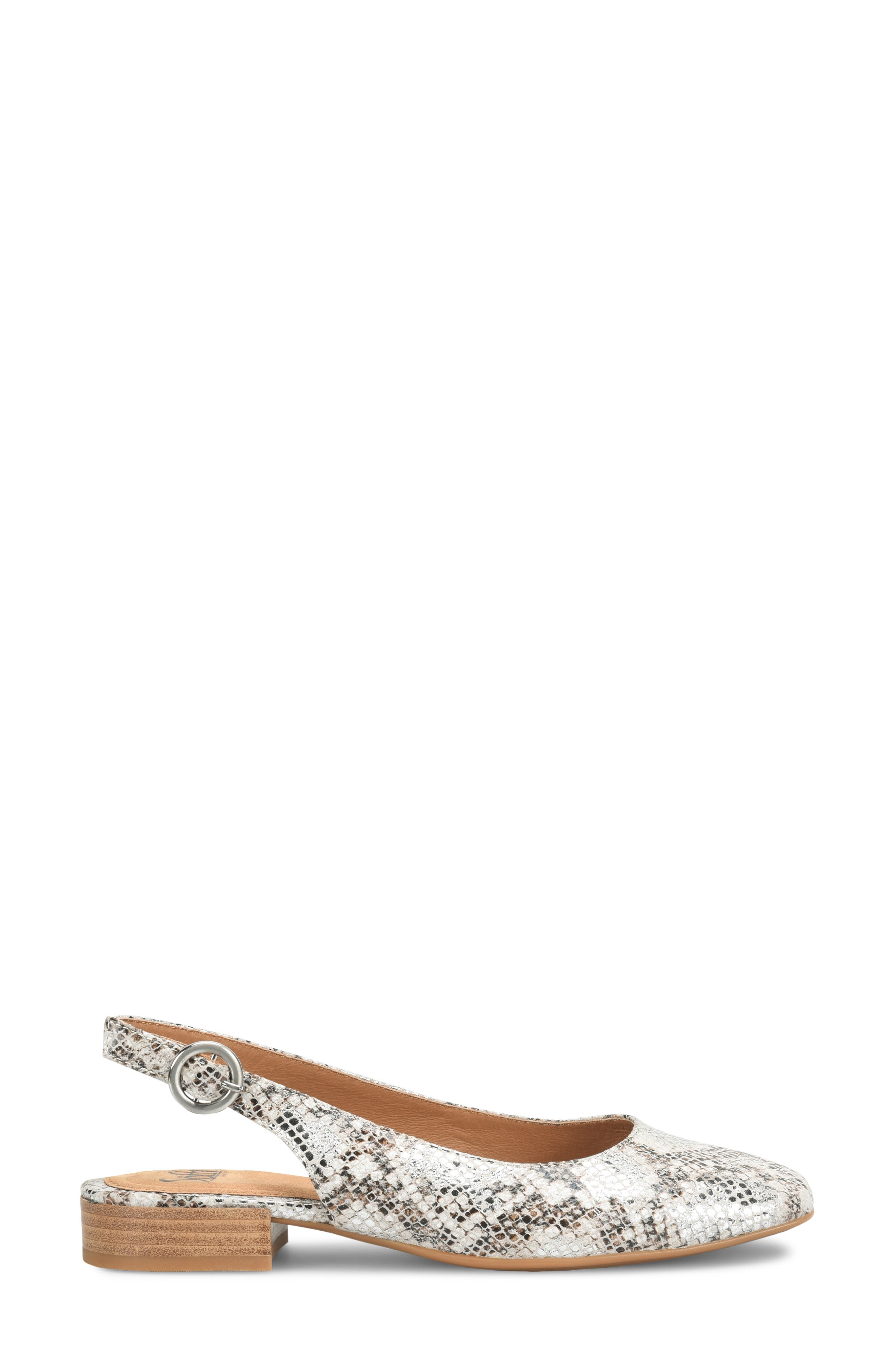 Söfft Endora Slingback Pump, Alternate, color, Silver Metallic