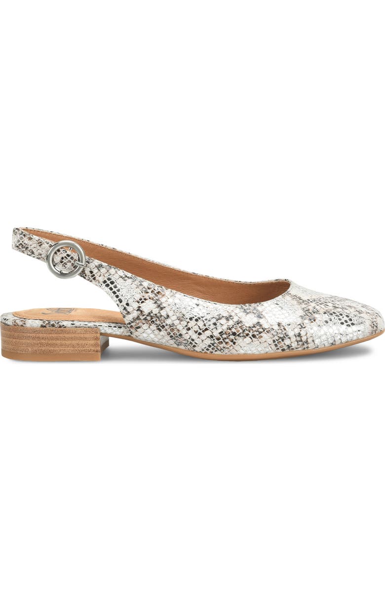 Söfft Endora Slingback Pump, Alternate, color, Silver Metallic