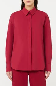 MM by Max Mara Baita Knit Button-Up Shirt