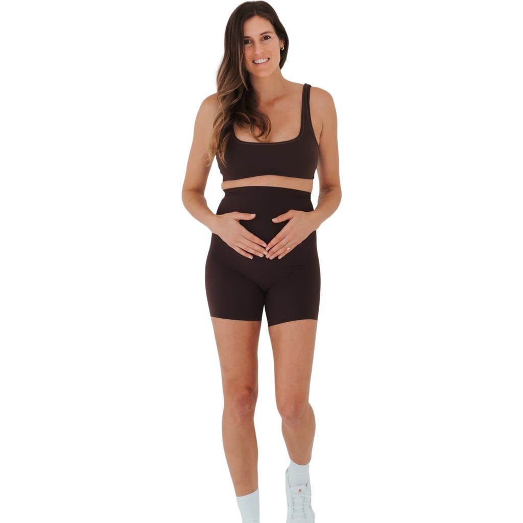 Vitality Cloud Ii Maternity Volley Short In Brown