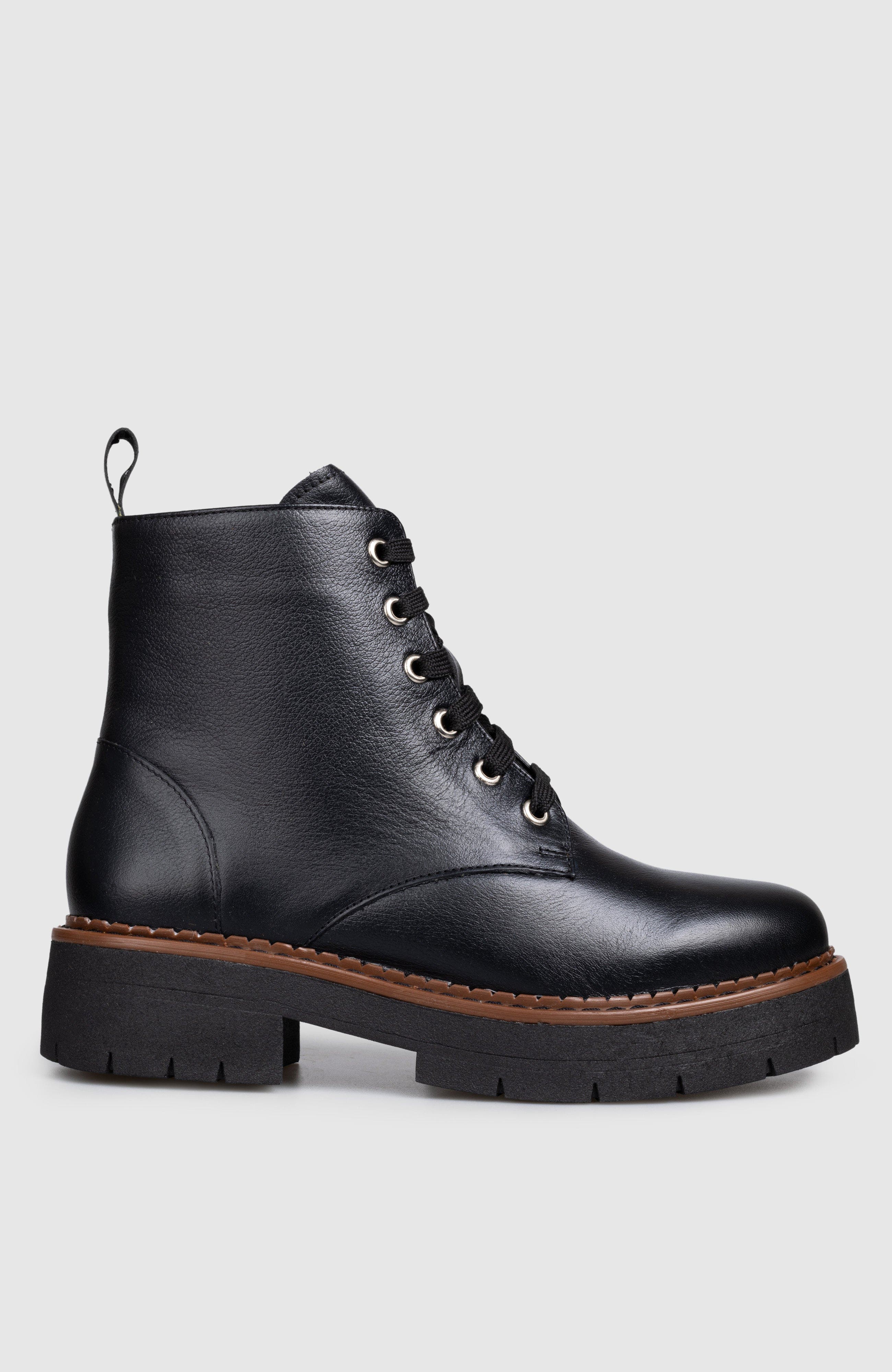 Ibiza Lace Up Bootie, Alternate, color, Black