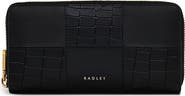 Radley Mount Row Large Croc Embossed Wallet