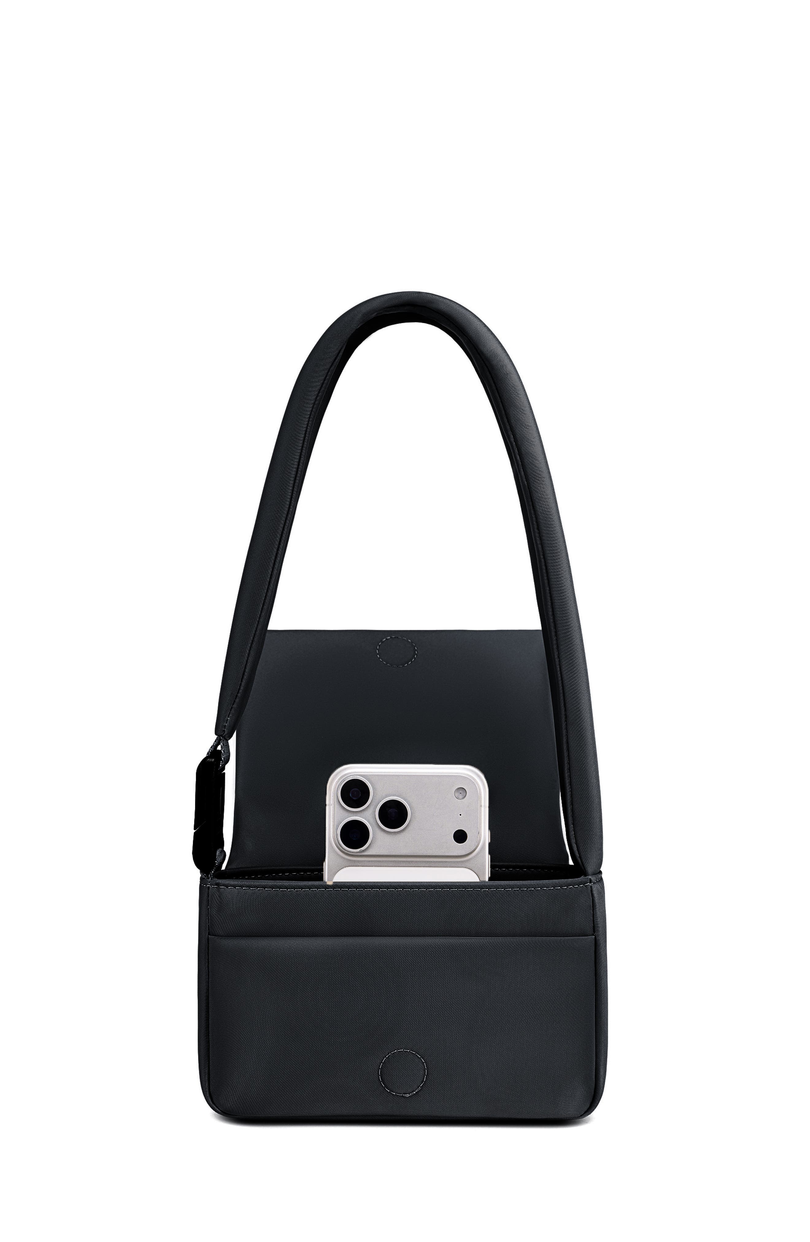 Lux and Nyx Mini Origami Flap 2-in-1 Convertible Crossbody Bag and Handbag For Women, Alternate, color, Black