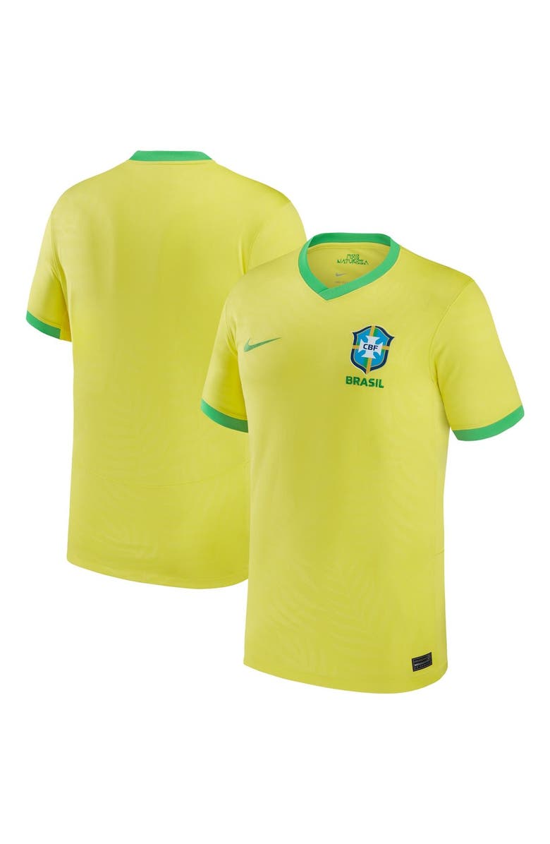 Nike Men's Nike Yellow Brazil Women's National Team 2023 Home Stadium Replica Jersey, Alternate, color, 