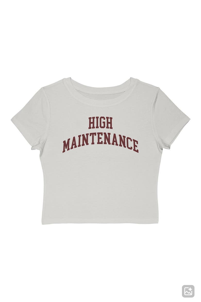 High Maintenance Arch Graphic Tee, Main, color, CLOUD DANCER