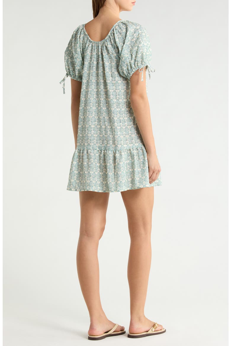 Clio Tiered Minidress, Alternate, color, OLIVA PRINT
