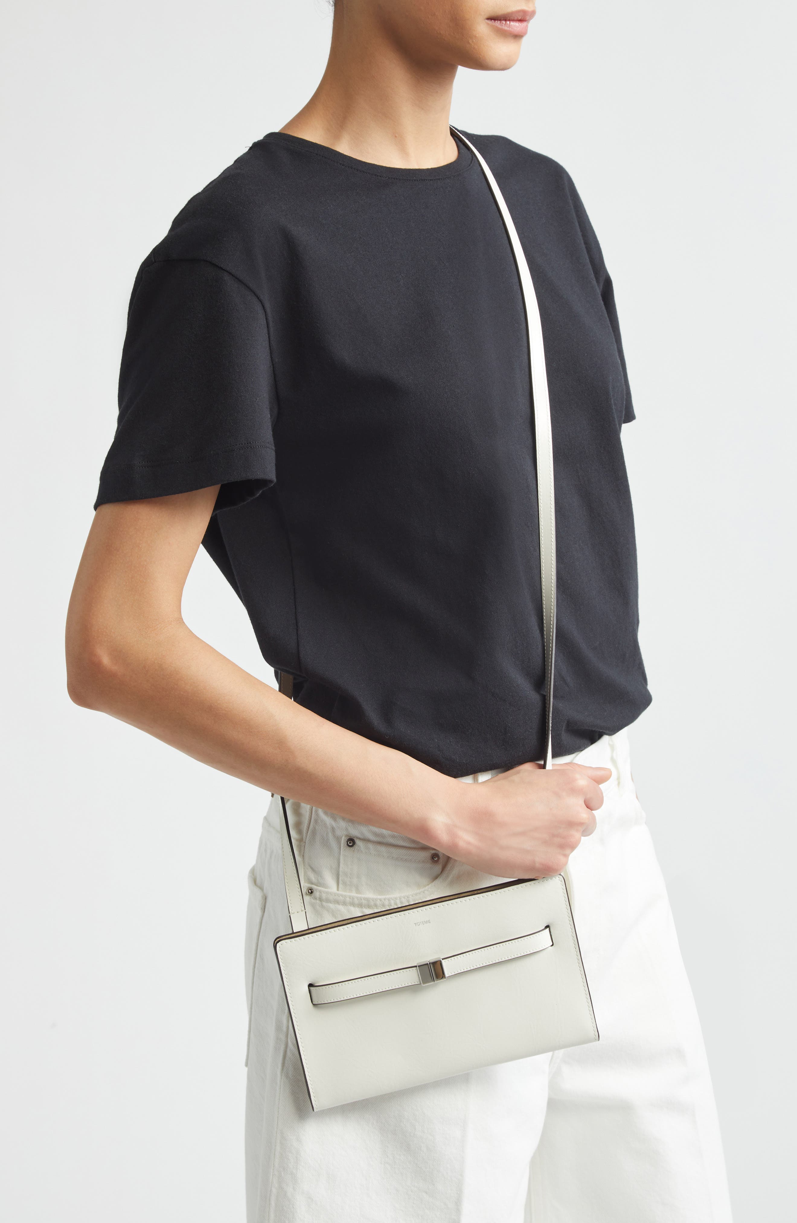 Belted Crossbody Bag, Alternate, color, OFF-WHITE