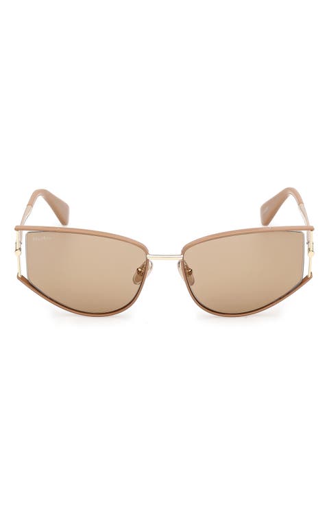 Menton 58mm Cat Eye Sunglasses