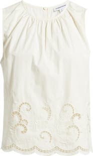 Nordstrom Schiffly Sleeveless Top