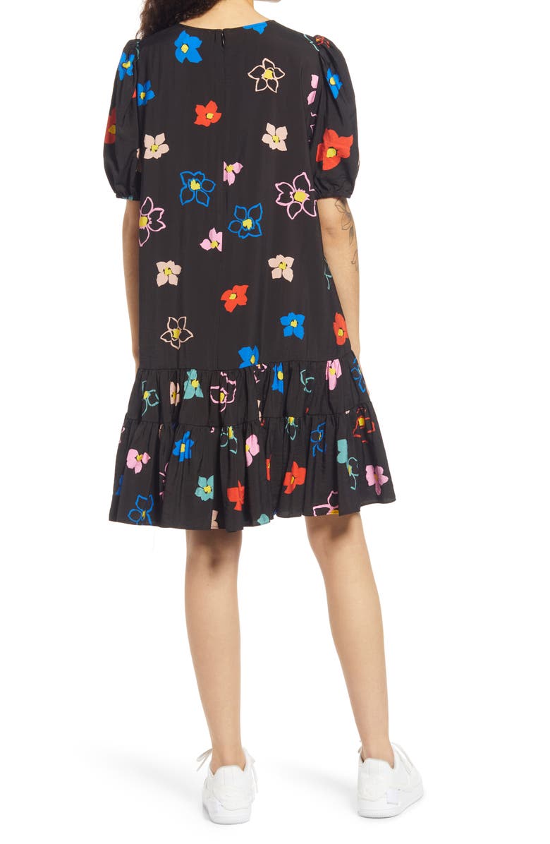 Nordstrom Cristina Martinez Print Drop Waist Dress, Alternate, color,