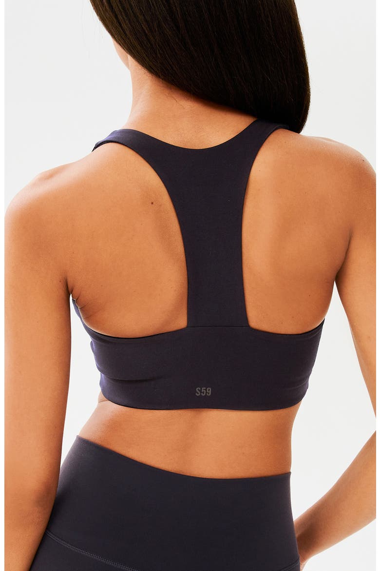 Sara Airweight Bra, Alternate, color, GRAPHITE