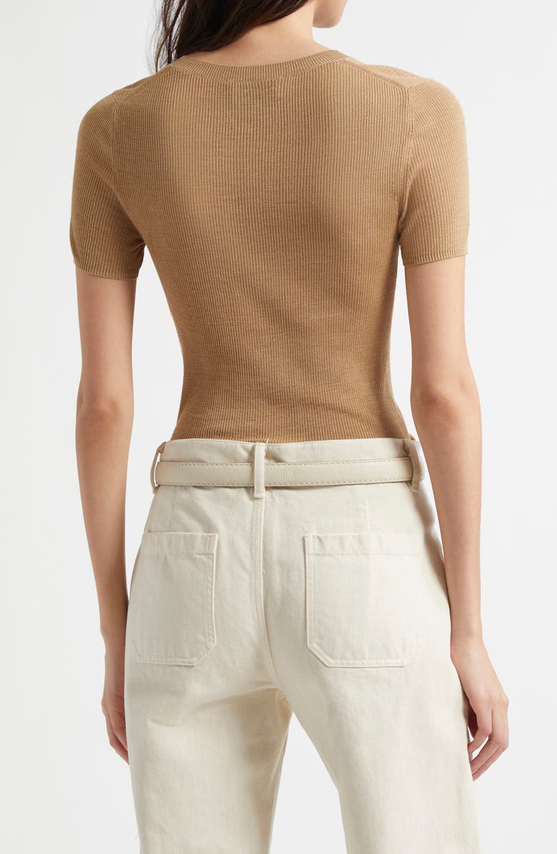 Nili Lotan Hettie Rib Silk Sweater, Alternate, color,