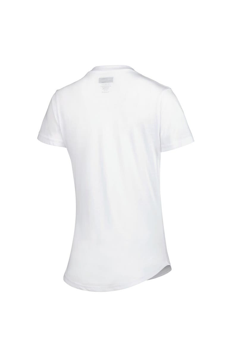 CONCEPTS SPORT Women's Concepts Sport White/Charcoal Los Angeles Chargers Sonata T-Shirt & Leggings Sleep Set, Alternate, color, White