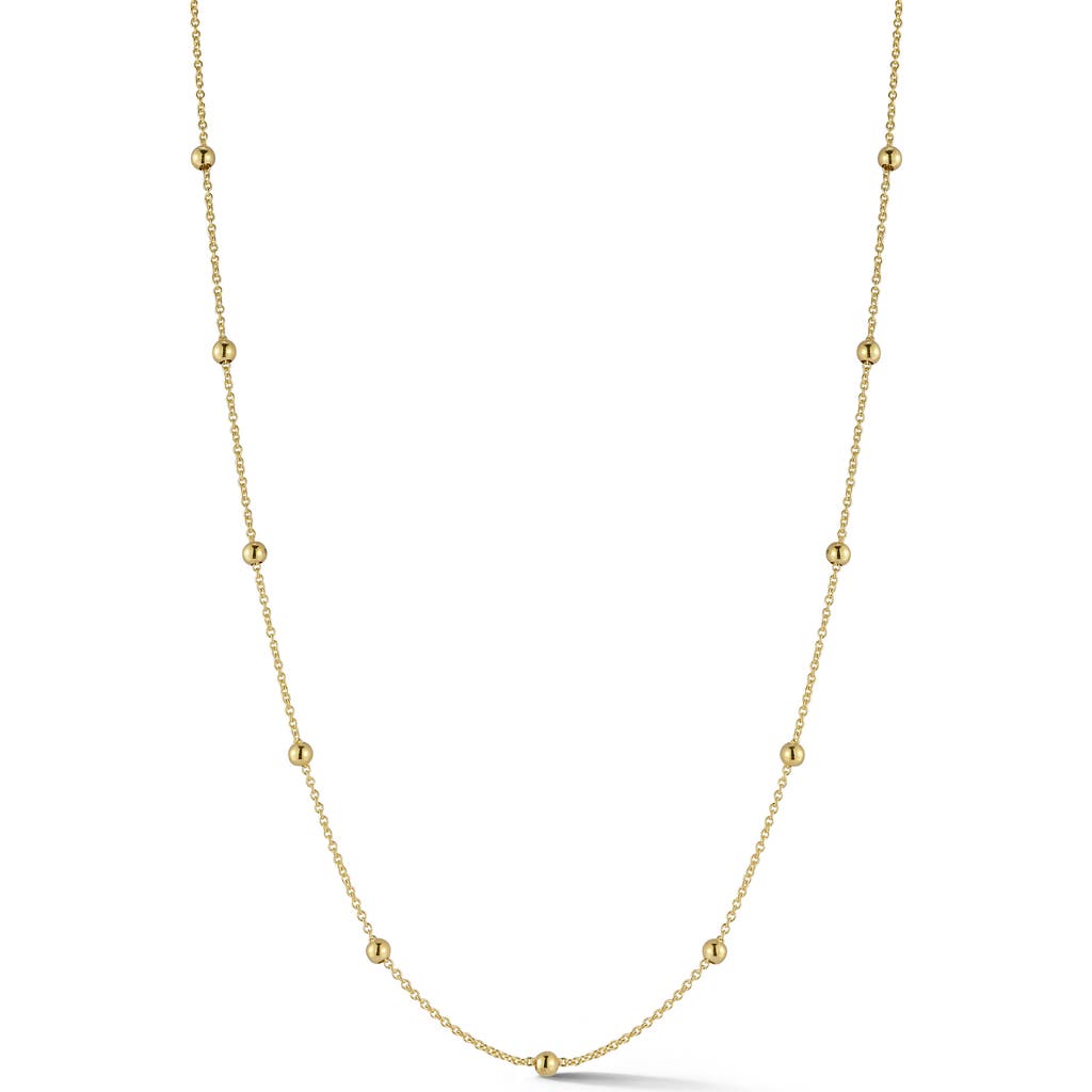 Ember Fine Jewelry 14k Gold Ball Station Necklace