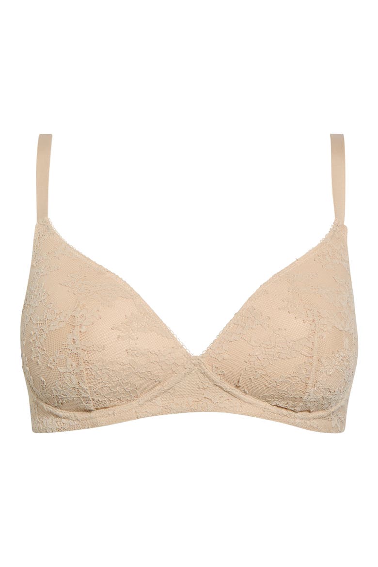 Everyday Lace Bralette, Alternate, color, LIGHT TRUFFLE