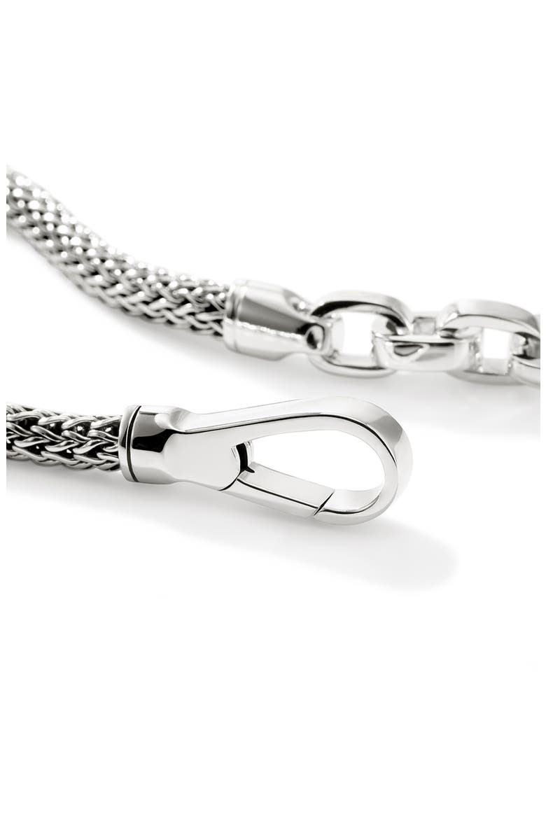 Hook Clasp Bracelet, Sterling Silver, 5mm, Alternate, color, SILVER