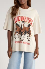Junk Food Budweiser Graphic T-Shirt