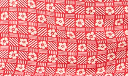 Rip Curl Cala Mayor Floral Sundress In Red