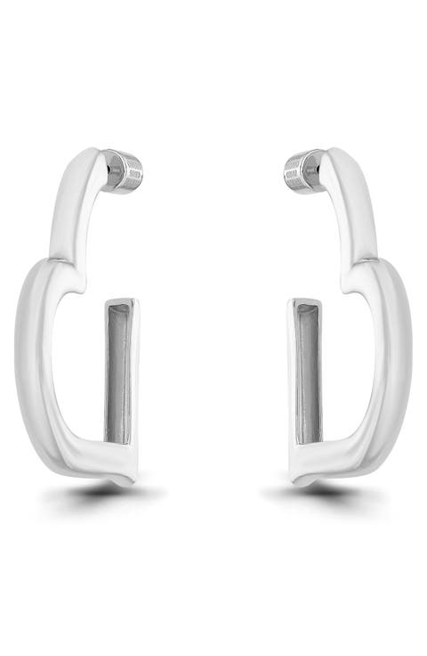 Heart Hoop Earrings